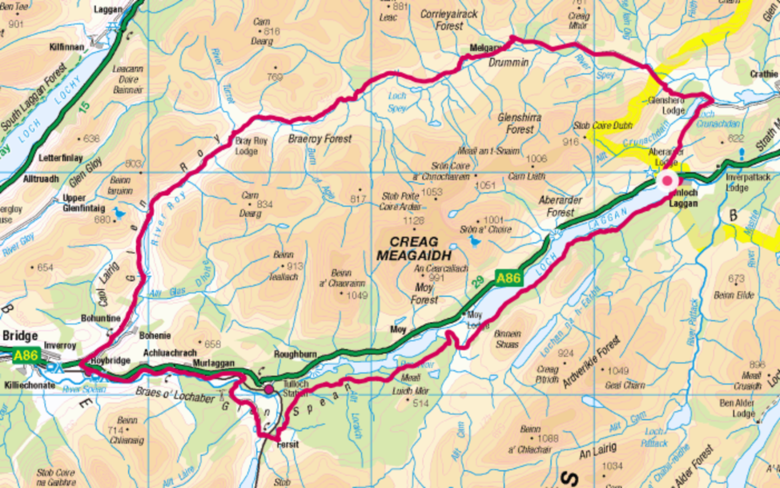 Creag Meagaidh Circuit - Overview